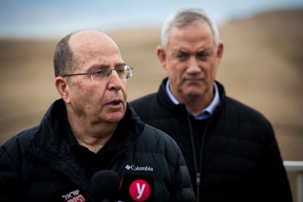 בני גנץ ומשה בוגי יעלון. | אורן בן חקון