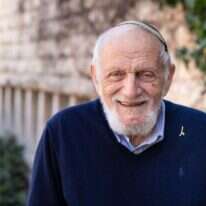 פרופ' פורסטנברג. | יוסף אדסט, באדיבות האוניברסיטה העברית