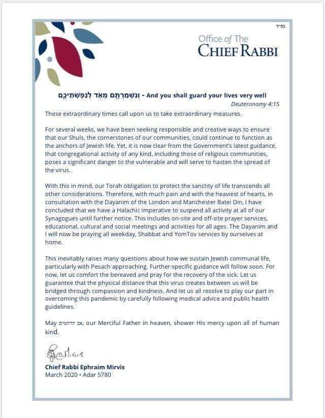 המכתב של חב"ד