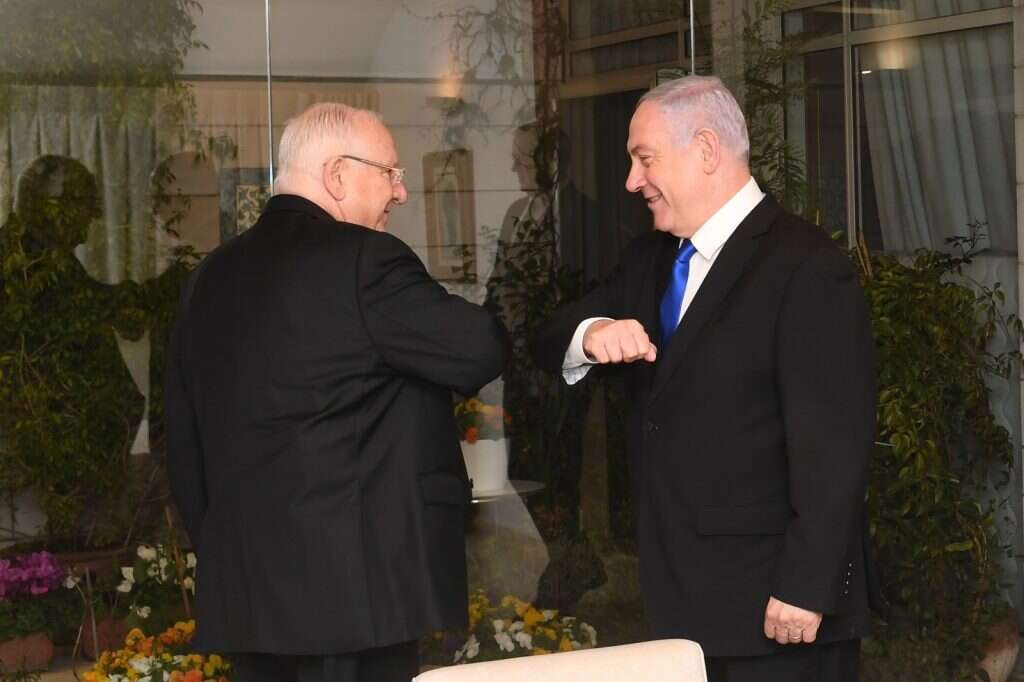 נתניהו בפגישה עם הנשיא ריבלין. | קובי גדעון, לע''מ