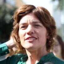 ליד הקבר של עראפת. תמר זנדברג. | גדעון מרקוביץ