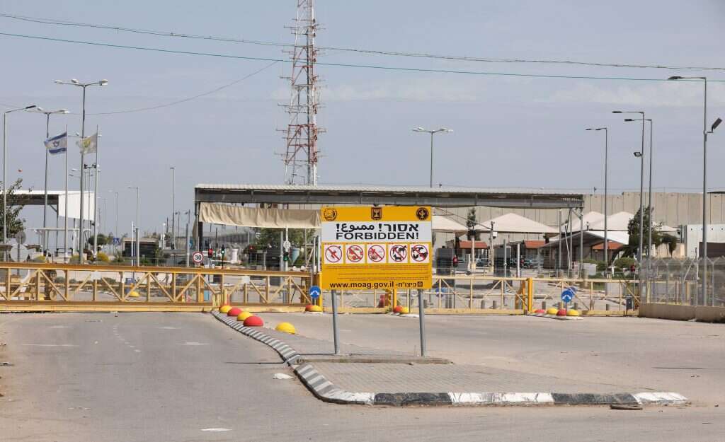 מחסום ג'למה ליד ג'נין. | EPA מחסום ג'למה ליד ג'נין. | EPA