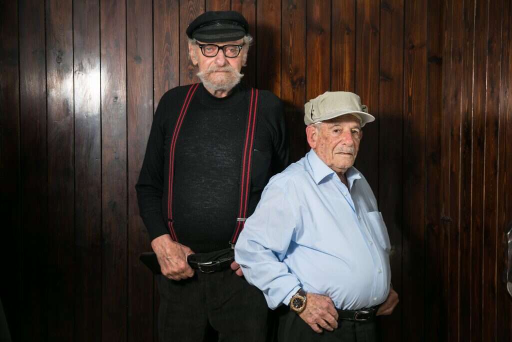 "עלינו לא כותבים, בארכיון צה"ל אי אפשר למצוא אותנו. יש לי הרגשה שזה כי היינו חובשי כיפה". קלופשטוק ורוטנברג. | אלויבייה פיטוסי, פלאש 90