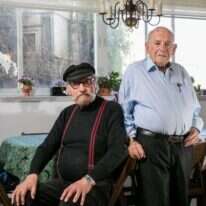 מרדכי רוטנברג וגדעון קלופשטוק. | אוליבייה פיטוסי, פלאש 90