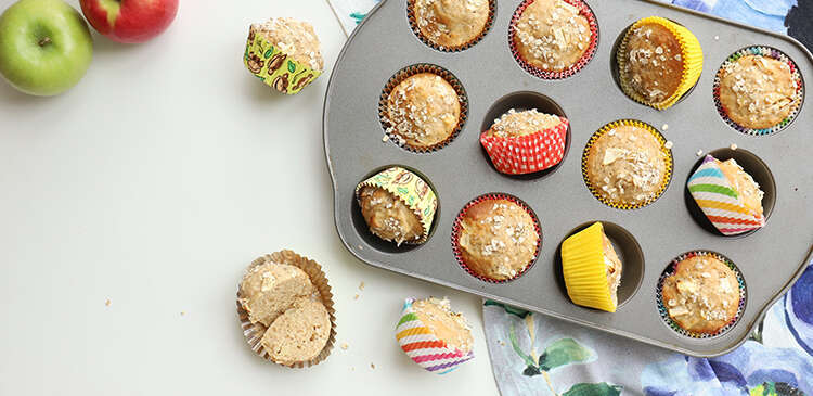 מאפינס תפוחים מנצח. | אפרת ליכטנשטט