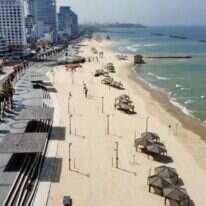 טיילת הרברט סמואל הריקה בתל־אביב. | AFP