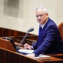 בני גנץ. | דוברות הכנסת - עדינה ולמן