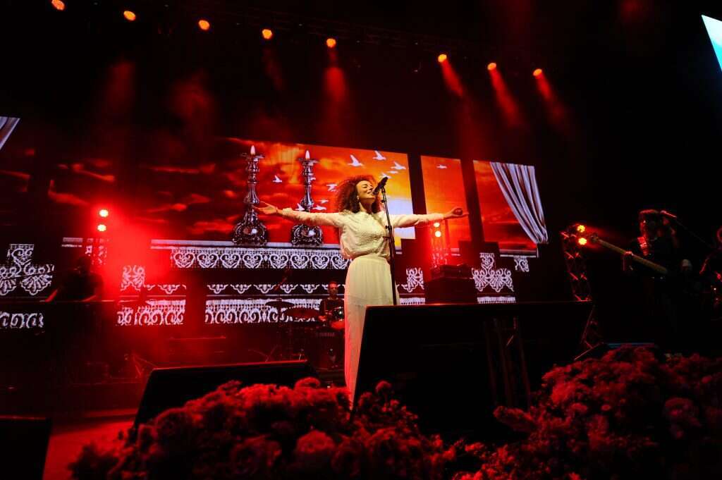 כבר מתגעגעת לפגוש את הקהל. דיין בהופעה. | מנדי הכטמן, פלאש 90