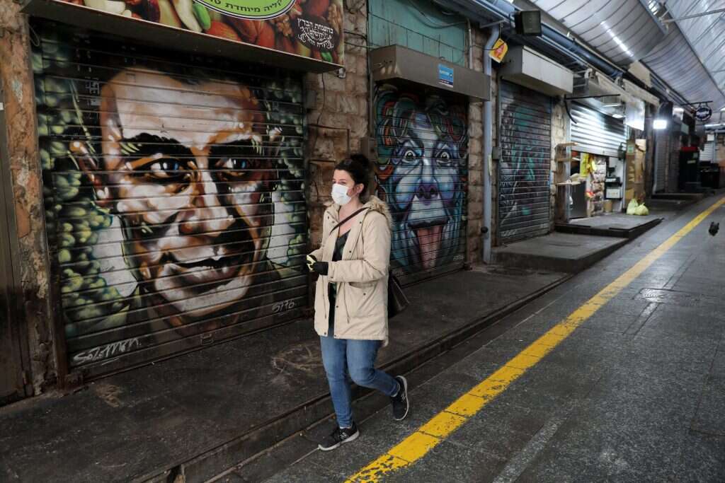 ירושלים בסוף מרץ. | EPA