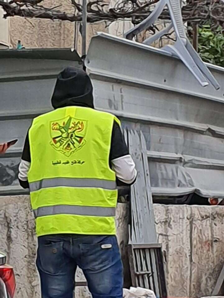 נציגי הרש"פ בכביש 55, השבוע. | אסף גבור