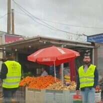נציגי הרש"פ בכביש 55, השבוע. | אסף גבור
