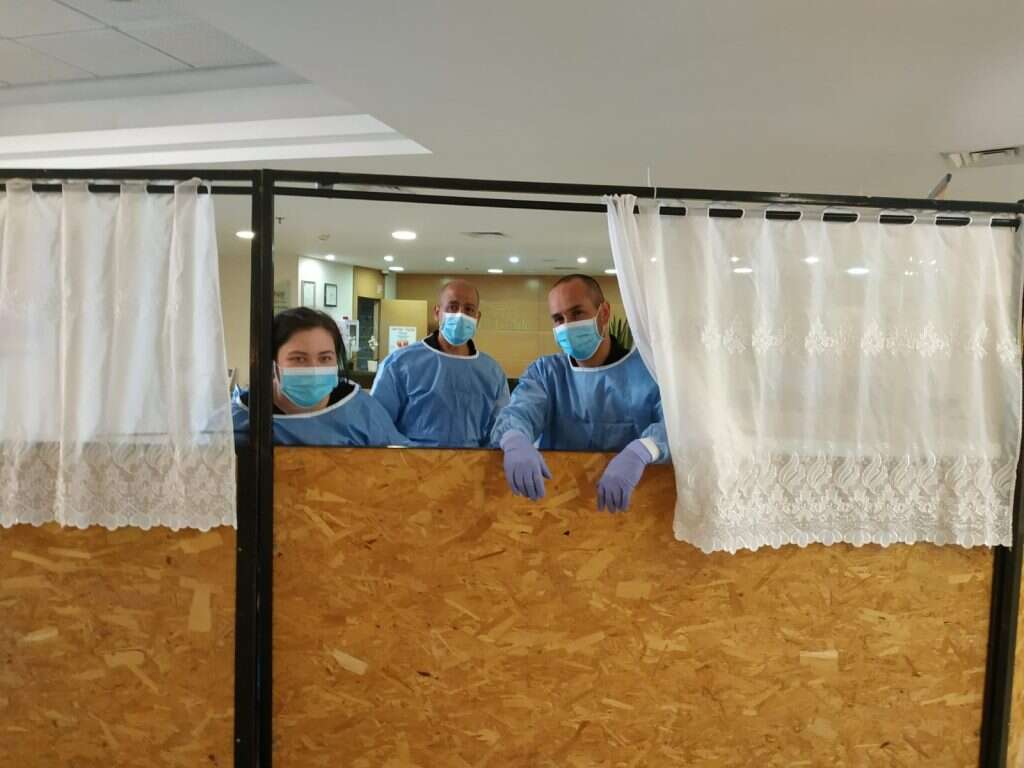 הצוות הממוגן במלון כינר. | באדיבות מלון כינר