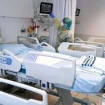 מחלקת קורונה בבית החולים אסותא באשדוד. | AFP