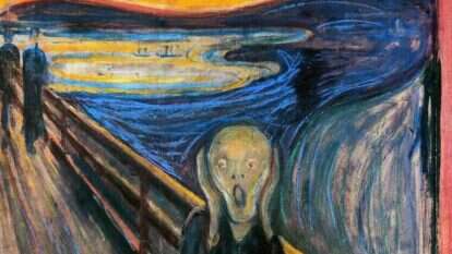 אדוורד מונק, "הצעקה". | גטי אימג'ס