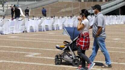 ישראל בימי קורונה. | AFP