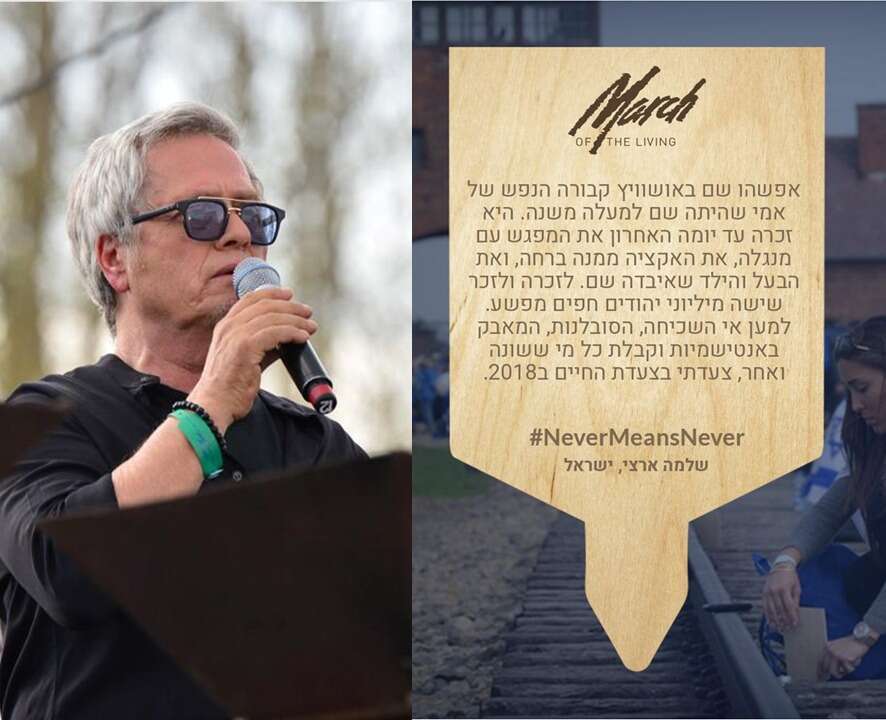 שלטים שהועלו במצעד החיים הווירטואלי