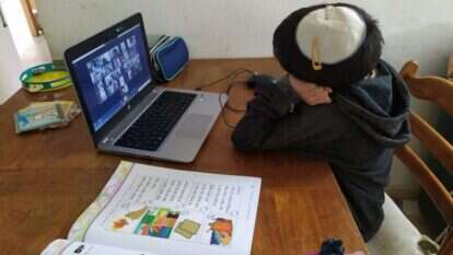 למידה מקוונת. למצולם אין קשר לכתבה. | הדר קאפח־סייג