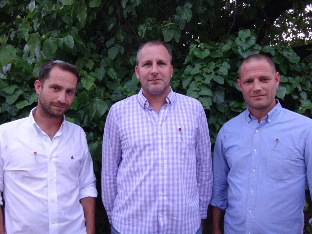 מימין: נתן ספירו, אריאל מרסקי, שבי ספירו. | עמותת דם המכבים מימין: נתן ספירו, אריאל מרסקי, שבי ספירו. | עמותת דם המכבים