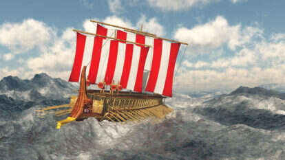 ספינתו של אודיסאוס. | שאטרסטוק