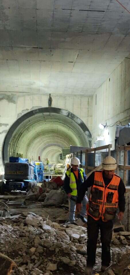 מנהרת הרכבת הקלה בתל־אביב. | מיכאל טוכפלד מנהרת הרכבת הקלה בתל־אביב. | מיכאל טוכפלד
