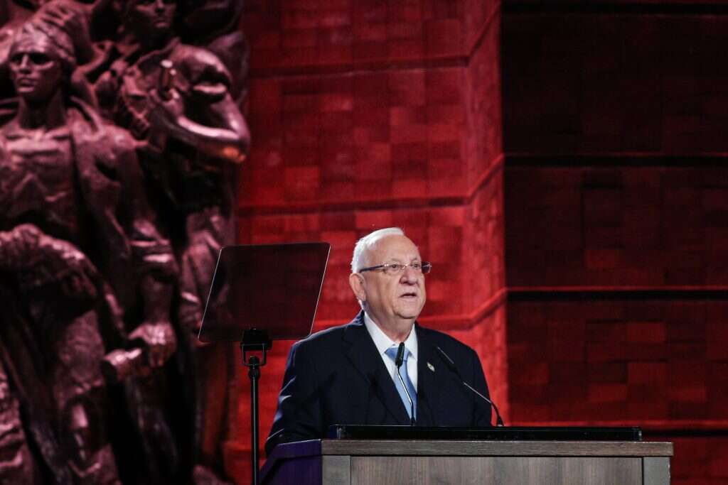 ראובן ריבלין. | יונתן זינדל, פלאש 90