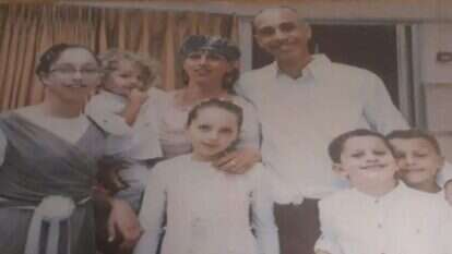 משפחת מזרחי שבועיים לפני הירצחו של ברוך הי"ד. תמונה: באדיבות המשפחה משפחת מזרחי שבועיים לפני הירצחו של ברוך הי"ד. תמונה: באדיבות המשפחה