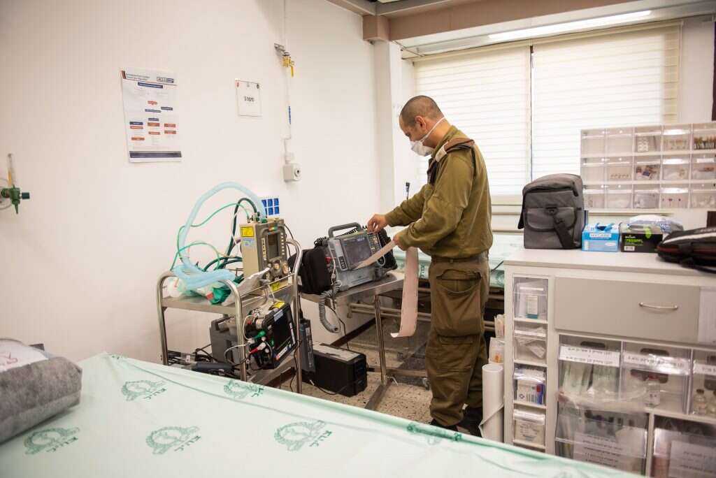 מתחם הקורונה הצבאי. | אביטל הירש