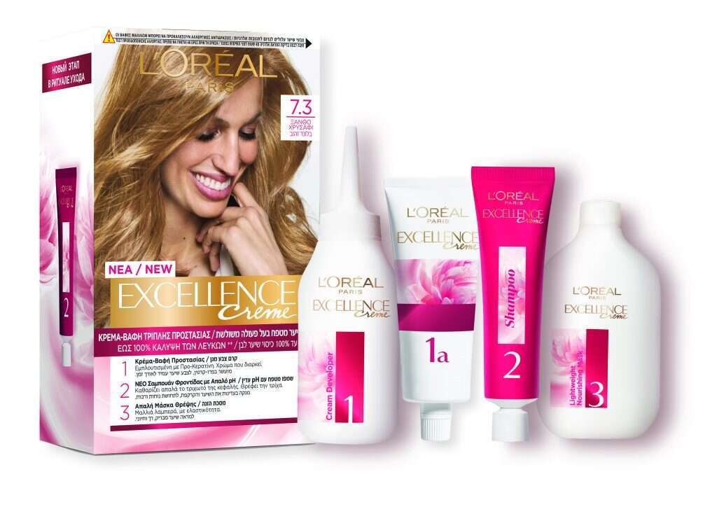 לוריאל פריז צבעי שיער ביתיים סדרת אקסלנס. | יחצ