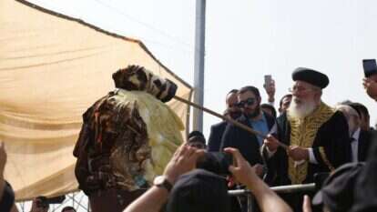 מיום עלותנו ממרוקו אנו עולים לקבר רבי שמעון. הרב שלמה עמאר בהילולת הרשב"י במירון, 2017. | חדשות 24