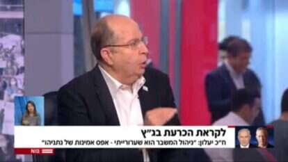 מסך מתוך הריאיון