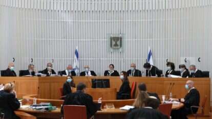 הדיון בבג"ץ, השבוע. | EPA