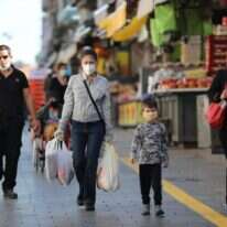 שוק מחנה יהודה עם שחרור נהלי הקורונה. | EPA