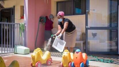 מתכוננים לחזרה לגנים ולמעונות. | יוסי זליגר, פלאש 90