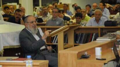 הרב נחום אליעזר רבינוביץ'. | אהוד דהן