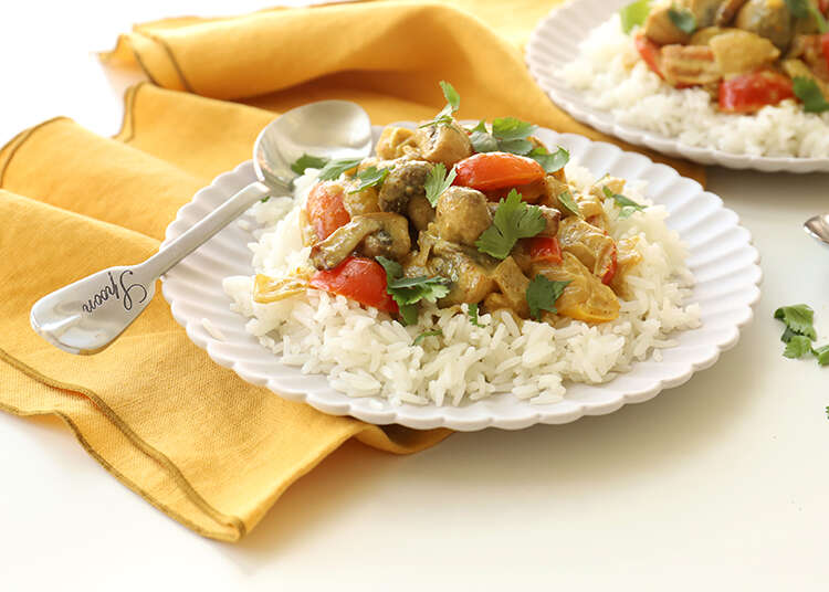 קארי פטריות ועגבניות. | אפרת ליכטנשטט