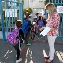 בית ספר בפרדס חנה שפעול לפי הנחיות משרד הבריאות. | AFP