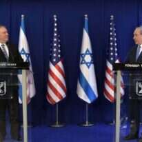 נתניהו ופומפאו, השבוע. | קובי גדעון לע"מ