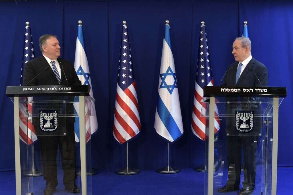 נתניהו ופומפאו, השבוע. | קובי גדעון לע"מ