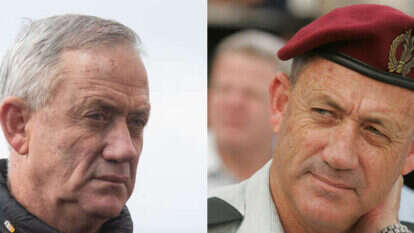 בני גנץ. צילומים: מרים צחי, אייל מרגולין - ג׳יני