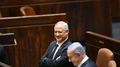 הייתה תמימות דעים. נתניהו וגנץ. | דוברות הכנסת, עמוס בן גרשום