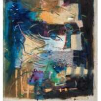 מאירה אוהד דורי, "התרפקות", שמן על קנבס, 2015