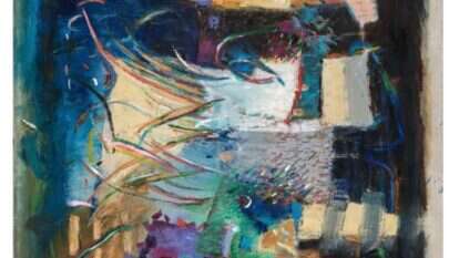 מאירה אוהד דורי, "התרפקות", שמן על קנבס, 2015