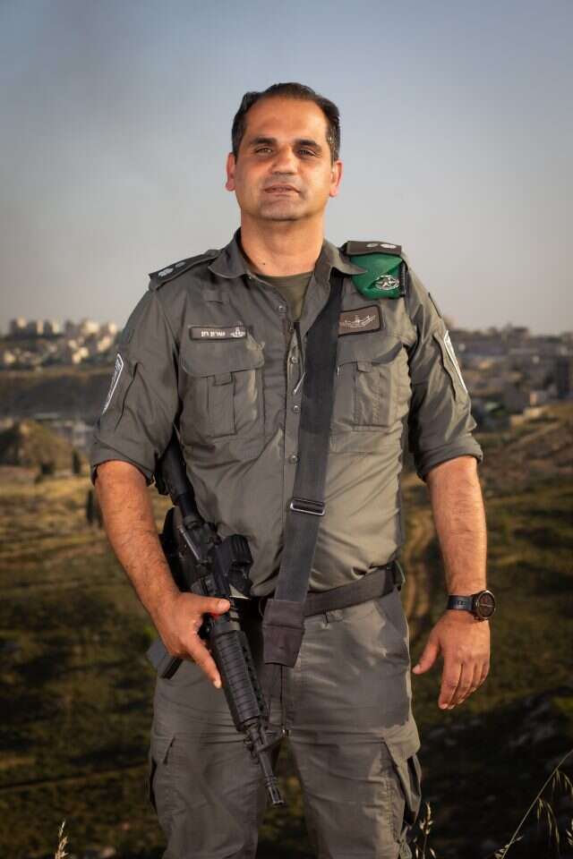 סנ"צ שרון חן. מפקד הגדוד הצפוני של מג"ב בעוטף ירושלים. | אריק סולטן סנ"צ שרון חן. מפקד הגדוד הצפוני של מג"ב בעוטף ירושלים. | אריק סולטן