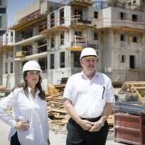 "הנדל"ן הוא קטר צמיחה". דפנה הרלב ודורון אביב על רקע מיזם הבנייה בכניסה לירושלים. | נעם ריבקין־פנטון, פלאש 90