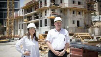 "הנדל"ן הוא קטר צמיחה". דפנה הרלב ודורון אביב על רקע מיזם הבנייה בכניסה לירושלים. | נעם ריבקין־פנטון, פלאש 90