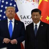 ארגון הבריאות העולמי נקלע אל התווך בין המעצמות. שי וטראמפ | איי.אף.פי ארגון הבריאות העולמי נקלע אל התווך בין המעצמות. שי וטראמפ | איי.אף.פי