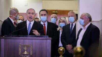 רה"מ נתניהו בביהמ"ש. | יונתן זינדל/פלאש90