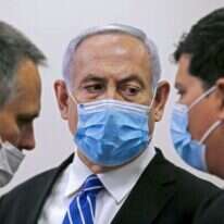 ראש הממשלה נתניהו בבית המשפט. | AFP