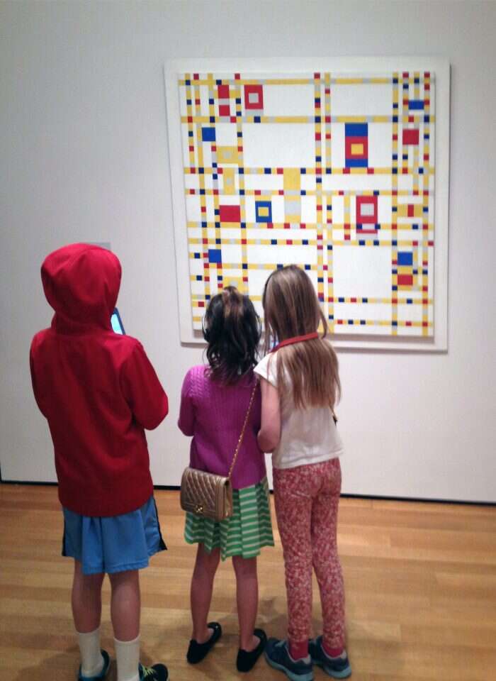 פיט מונדריאן, "בוגי ווגי", שמן על בד, 1943. | גטי אימג'ס