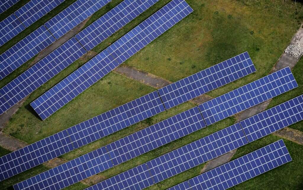 שדה סולרי בגלדבק, גרמניה. | AFP